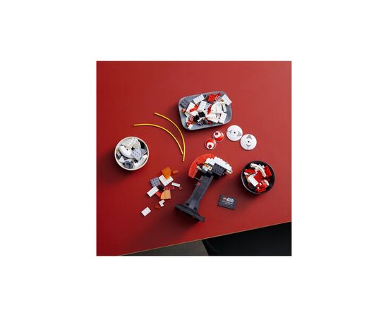 Конструктор LEGO Star Wars Шолом Люка Скайуокера (Червоний-5) 675 деталей (75327), зображення 7