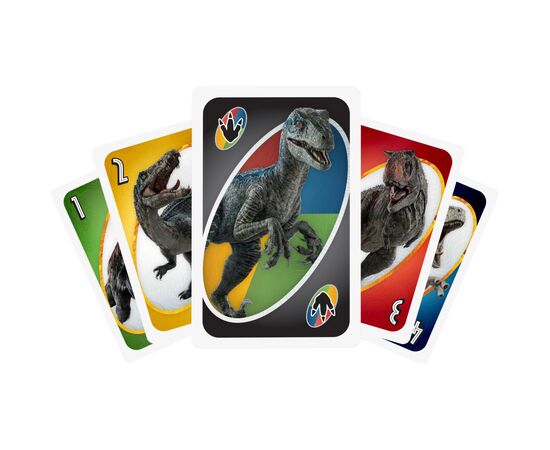Настольная игра UNO Парк Юрского периода (GXD72), изображение 3 Настольная игра UNO Парк Юрского периода (GXD72), изображение 3