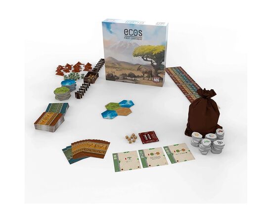 Настольная игра Alderac Entertainment Group Ecos: The First Continent (Экос: Первый континент) англ. (729220070623), изображение 2 Настольная игра Alderac Entertainment Group Ecos: The First Continent (Экос: Первый континент) англ. (729220070623), изображение 2