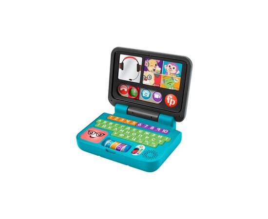Розвиваюча іграшка Fisher-Price Ноутбук "Веселе спілкування" (укр.) (HHH09)