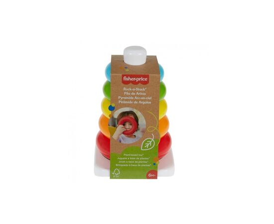 Развивающая игрушка Fisher-Price Пирамидка из эко-материалов (GRF09), изображение 7 Развивающая игрушка Fisher-Price Пирамидка из эко-материалов (GRF09), изображение 7