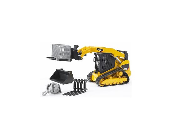 Спецтехника Bruder Мини-погрузчик Cat гусеничный с ковшом (02136), изображение 5 Спецтехника Bruder Мини-погрузчик Cat гусеничный с ковшом (02136), изображение 5