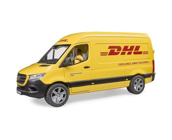 Спецтехніка Bruder автомобіль MB Sprinter кур'єр DHL з фігуркою (02671), зображення 2 Спецтехніка Bruder автомобіль MB Sprinter кур'єр DHL з фігуркою (02671), зображення 2