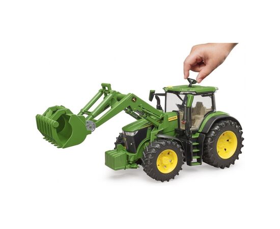 Спецтехника Bruder трактор John Deere 7R 350 с погрузчиком (03151), изображение 2 Спецтехника Bruder трактор John Deere 7R 350 с погрузчиком (03151), изображение 2