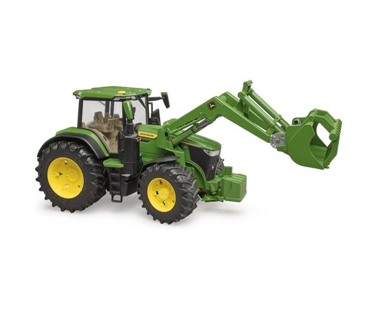 Спецтехника Bruder трактор John Deere 7R 350 с погрузчиком (03151), изображение 4 Спецтехника Bruder трактор John Deere 7R 350 с погрузчиком (03151), изображение 4