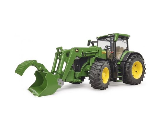 Спецтехника Bruder трактор John Deere 7R 350 с погрузчиком (03151), изображение 5 Спецтехника Bruder трактор John Deere 7R 350 с погрузчиком (03151), изображение 5