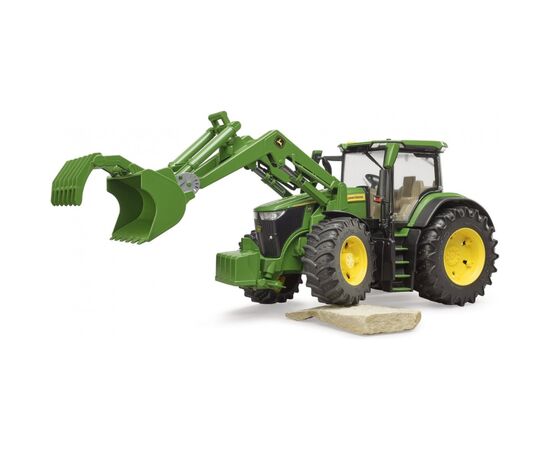 Спецтехника Bruder трактор John Deere 7R 350 с погрузчиком (03151), изображение 6 Спецтехника Bruder трактор John Deere 7R 350 с погрузчиком (03151), изображение 6