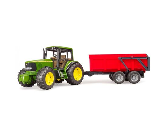 Спецтехніка Bruder трактор John Deere 6920 із причепом (02057)
