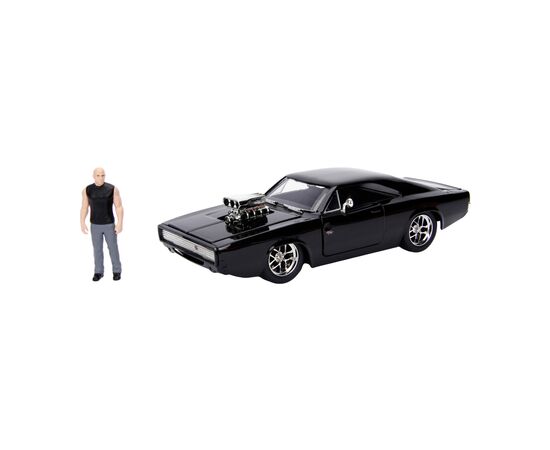 Машина Jada металлическая Форсаж Dodge Charger Street (1970) + фигурка Доминика Торетто 1:24 (253205000)