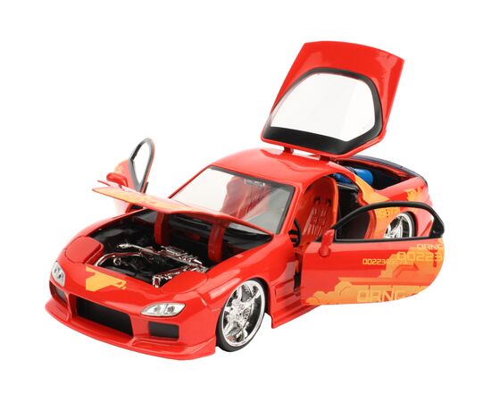 Машина Jada металлическая Форсаж Mazda RX-7 (1993) оранжевая 1:24 (253203059), изображение 2 Машина Jada металлическая Форсаж Mazda RX-7 (1993) оранжевая 1:24 (253203059), изображение 2
