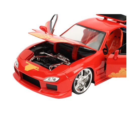 Машина Jada металлическая Форсаж Mazda RX-7 (1993) оранжевая 1:24 (253203059), изображение 3 Машина Jada металлическая Форсаж Mazda RX-7 (1993) оранжевая 1:24 (253203059), изображение 3