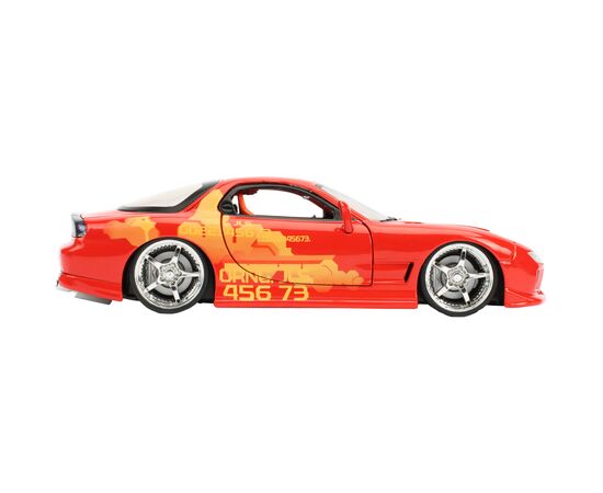 Машина Jada металлическая Форсаж Mazda RX-7 (1993) оранжевая 1:24 (253203059), изображение 5 Машина Jada металлическая Форсаж Mazda RX-7 (1993) оранжевая 1:24 (253203059), изображение 5