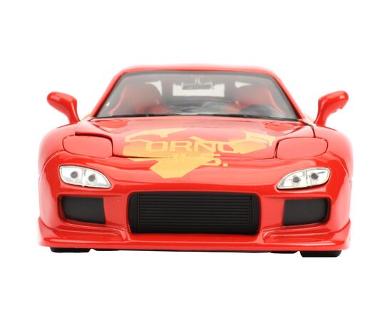 Машина Jada металлическая Форсаж Mazda RX-7 (1993) оранжевая 1:24 (253203059), изображение 7 Машина Jada металлическая Форсаж Mazda RX-7 (1993) оранжевая 1:24 (253203059), изображение 7