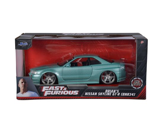 Машина Jada металлическая Форсаж Ниссан Скайлайн 2002 1:24 (253203066), изображение 4 Машина Jada металлическая Форсаж Ниссан Скайлайн 2002 1:24 (253203066), изображение 4