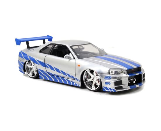 Машина Jada металлическая Форсаж Ниссан Скайлайн BNR-34 2002 1:24 (253203044), изображение 2 Машина Jada металлическая Форсаж Ниссан Скайлайн BNR-34 2002 1:24 (253203044), изображение 2