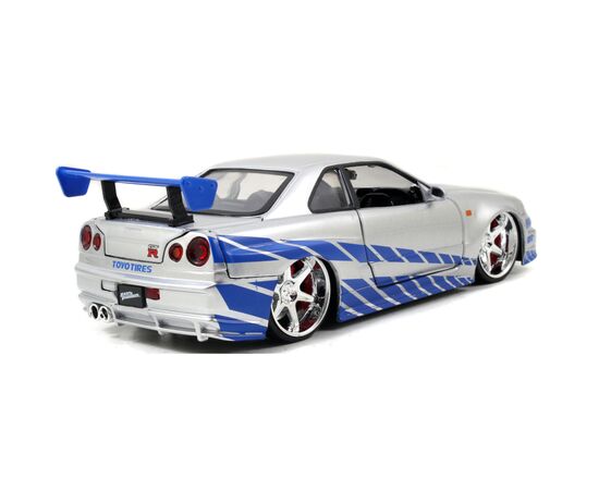 Машина Jada металлическая Форсаж Ниссан Скайлайн BNR-34 2002 1:24 (253203044), изображение 5 Машина Jada металлическая Форсаж Ниссан Скайлайн BNR-34 2002 1:24 (253203044), изображение 5