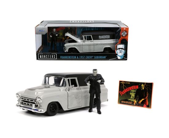 Машина Jada металева Франкенштейн Шевроле Субурбан 1957 з фігуркою 1:24 (253255032), зображення 10 Машина Jada металева Франкенштейн Шевроле Субурбан 1957 з фігуркою 1:24 (253255032), зображення 10