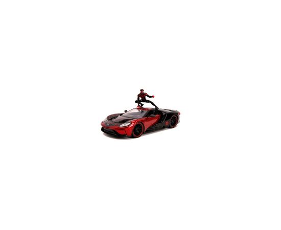 Машина Jada металлическая Spider-Man Форд GT с фигуркой Майлза Моралеса 1:24 (253225008), изображение 3 Машина Jada металлическая Spider-Man Форд GT с фигуркой Майлза Моралеса 1:24 (253225008), изображение 3