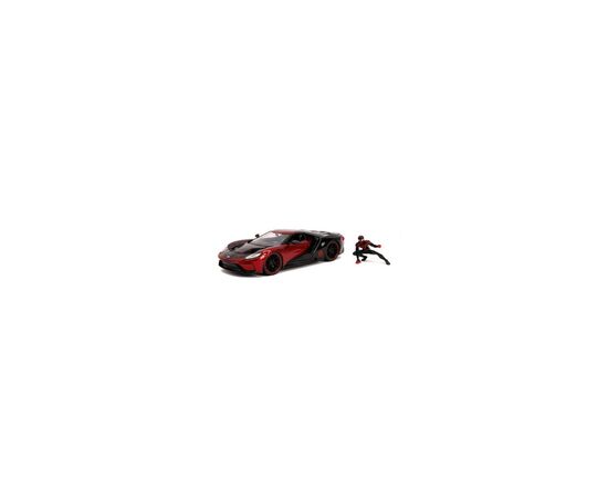 Машина Jada металева Spider-Man Форд GT з фігуркою Майлза Моралеса 1:24 (253225008)