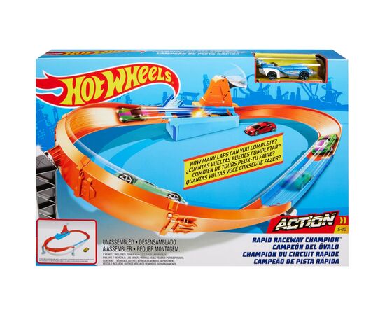 Автотрек Hot Wheels Чемпион круга серии Борьба за кубок Чемпиона (GJM75), изображение 4 Автотрек Hot Wheels Чемпион круга серии Борьба за кубок Чемпиона (GJM75), изображение 4