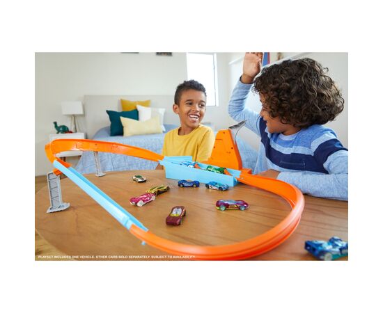 Автотрек Hot Wheels Чемпион круга серии Борьба за кубок Чемпиона (GJM75), изображение 5 Автотрек Hot Wheels Чемпион круга серии Борьба за кубок Чемпиона (GJM75), изображение 5