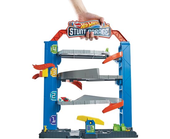 Автотрек Hot Wheels Чотирьохповерховий гараж для машинок (GNL70), зображення 5 Автотрек Hot Wheels Чотирьохповерховий гараж для машинок (GNL70), зображення 5