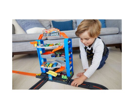 Автотрек Hot Wheels Чотирьохповерховий гараж для машинок (GNL70), зображення 6 Автотрек Hot Wheels Чотирьохповерховий гараж для машинок (GNL70), зображення 6