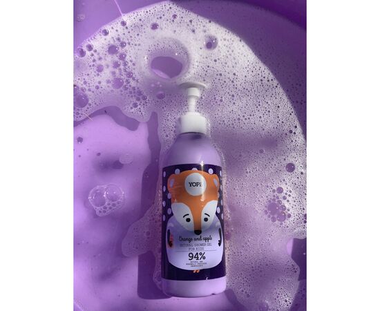 Детский гель для душа Yope Orange & Apple, 400мл (5900168908338), изображение 5 Детский гель для душа Yope Orange & Apple, 400мл (5900168908338), изображение 5