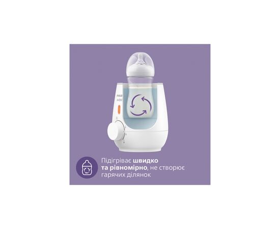 Подогреватель Philips AVENT Advanced с функцией разморозки молока (SCF355/09), изображение 6 Подогреватель Philips AVENT Advanced с функцией разморозки молока (SCF355/09), изображение 6