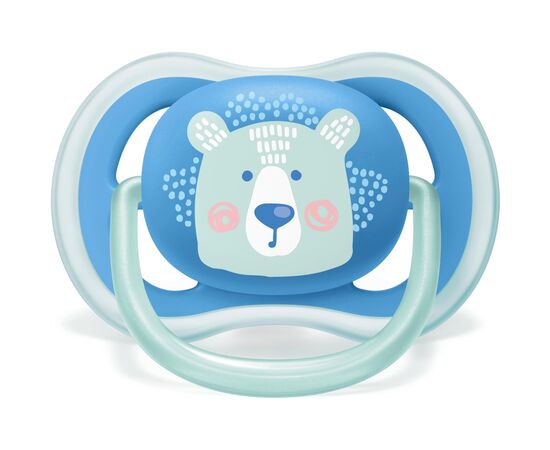 Пустышка Philips AVENT Ultra Air с декором для мальчиков 6-18 мес. 2 шт. (SCF085/03), изображение 3 Пустышка Philips AVENT Ultra Air с декором для мальчиков 6-18 мес. 2 шт. (SCF085/03), изображение 3