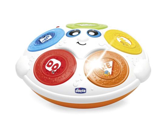 Развивающая игрушка Chicco музыкальная Барабан Гарри (11165.00), изображение 2 Развивающая игрушка Chicco музыкальная Барабан Гарри (11165.00), изображение 2