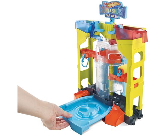 Автотрек Hot Wheels Автомойка: взрыв цветов серии "Измени цвет" (GRW37), изображение 6 Автотрек Hot Wheels Автомойка: взрыв цветов серии "Измени цвет" (GRW37), изображение 6