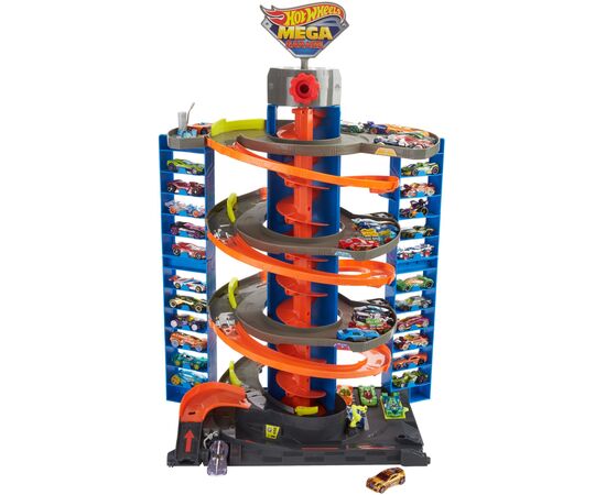 Автотрек Hot Wheels Мегагараж для машинок (GTT95), изображение 2 Автотрек Hot Wheels Мегагараж для машинок (GTT95), изображение 2