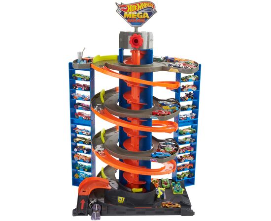 Автотрек Hot Wheels Мегагараж для машинок (GTT95), изображение 3 Автотрек Hot Wheels Мегагараж для машинок (GTT95), изображение 3
