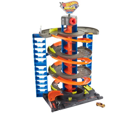 Автотрек Hot Wheels Мегагараж для машинок (GTT95), изображение 4 Автотрек Hot Wheels Мегагараж для машинок (GTT95), изображение 4