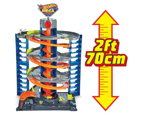 Автотрек Hot Wheels Мегагараж для машинок (GTT95), изображение 5 Автотрек Hot Wheels Мегагараж для машинок (GTT95), изображение 5