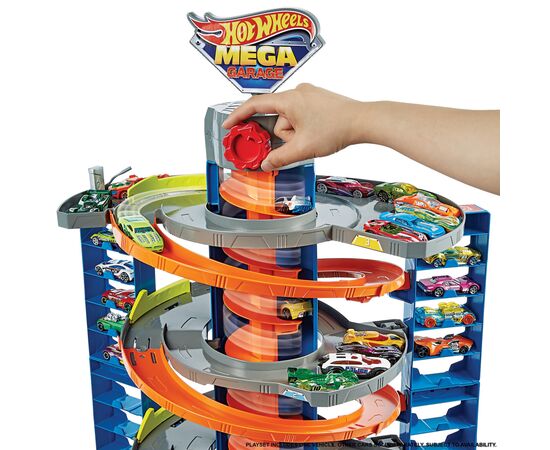 Автотрек Hot Wheels Мегагараж для машинок (GTT95), изображение 6 Автотрек Hot Wheels Мегагараж для машинок (GTT95), изображение 6