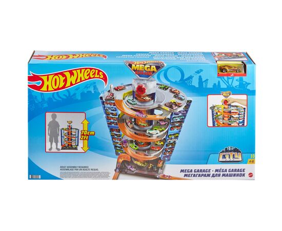 Автотрек Hot Wheels Мегагараж для машинок (GTT95), изображение 7 Автотрек Hot Wheels Мегагараж для машинок (GTT95), изображение 7