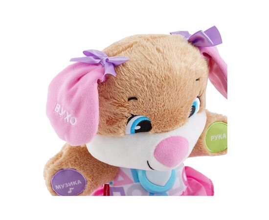 Развивающая игрушка Fisher-Price Сестренка Умного щенка с технологией Smart Stages (укр.) (FPP85), изображение 3 Развивающая игрушка Fisher-Price Сестренка Умного щенка с технологией Smart Stages (укр.) (FPP85), изображение 3