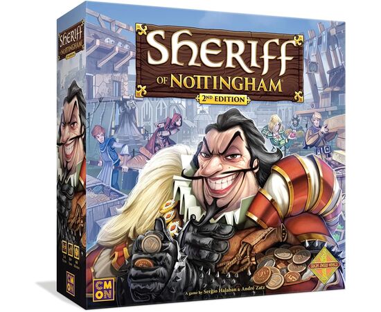 Настольная игра CMON Limited Sheriff of Nottingham 2nd Edition (Шериф Ноттингема) англ. (889696011367)