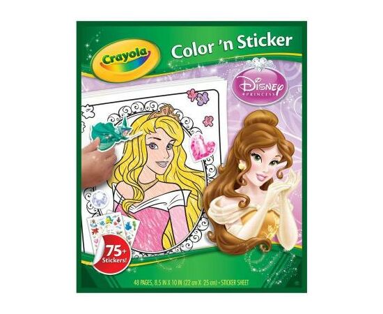 Набор для творчества Crayola с наклейками Принцессы (04-0202)