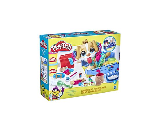 Набір для творчості Hasbro Play-Doh Прийом у ветеринара з пластиліном (F3639)