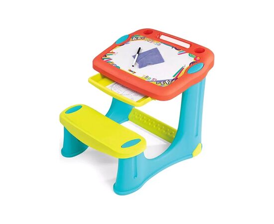 Набір для творчості Smoby Парта-дошка Магічна з 12 аксес., 56 х 57 х 52 см, помаранчова (420221)