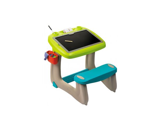 Набір для творчості Smoby Парта-дошка Школярик з аксесуарами, зелена (420103), зображення 2 Набір для творчості Smoby Парта-дошка Школярик з аксесуарами, зелена (420103), зображення 2