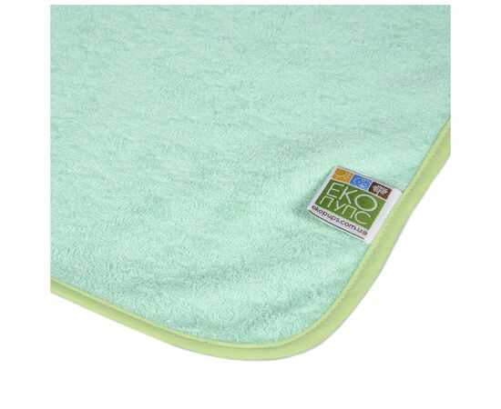Пелюшки для малюків Еко Пупс Jersey Classic непромокаюча двостороння 65 х 90 см зелений (ПЕЛ-6590хбтрз), зображення 3 Пелюшки для малюків Еко Пупс Jersey Classic непромокаюча двостороння 65 х 90 см зелений (ПЕЛ-6590хбтрз), зображення 3