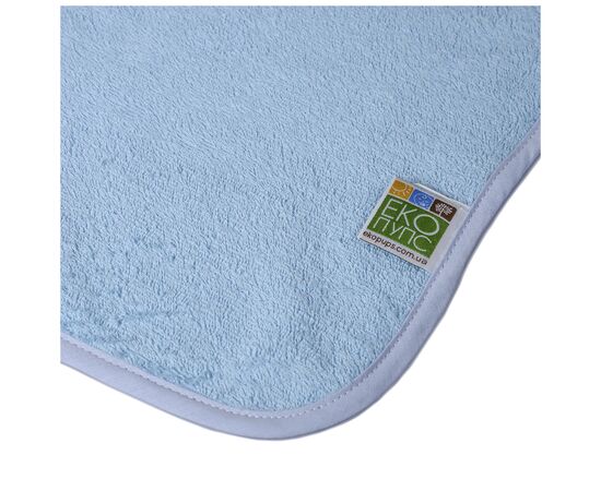 Пеленки для младенцев Еко Пупс Jersey Classic непромокаемая двухсторонняя 65 х 90 см синий (ПЕЛ-6590хбтрс), изображение 3