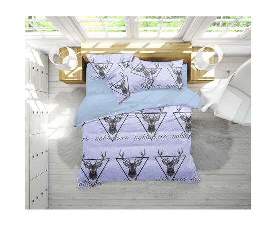 Постельное белье MirSon Бязь 17-0514 Noble deers King Size (2200003640106)