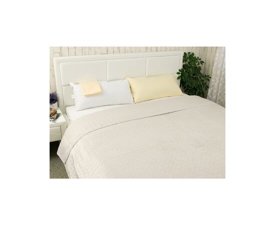 Подушка Руно Силиконовая Spanish Style 40х80 см с сатиновой бежевой наволочкой (307Spanish style_beige), изображение 4 Подушка Руно Силиконовая Spanish Style 40х80 см с сатиновой бежевой наволочкой (307Spanish style_beige), изображение 4