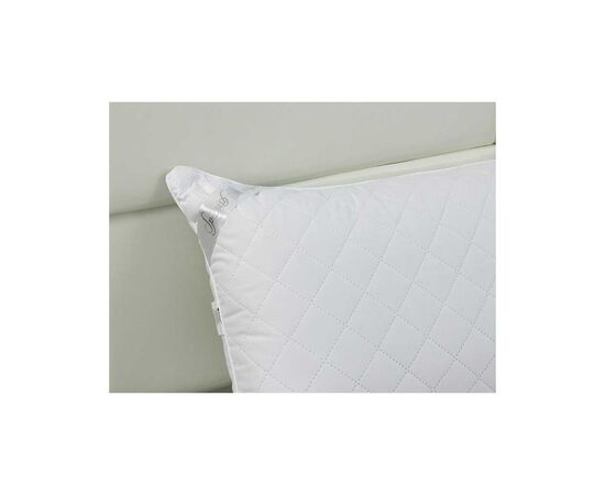 Подушка Руно Силиконовая Spanish Style 40х80 см с сатиновой пудровой наволочкой (307Spanish style_purple), изображение 3 Подушка Руно Силиконовая Spanish Style 40х80 см с сатиновой пудровой наволочкой (307Spanish style_purple), изображение 3