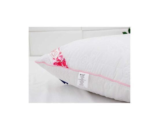 Подушка Руно Rose с волокном розы белая 50х70 см (310.52Rose), изображение 3 Подушка Руно Rose с волокном розы белая 50х70 см (310.52Rose), изображение 3